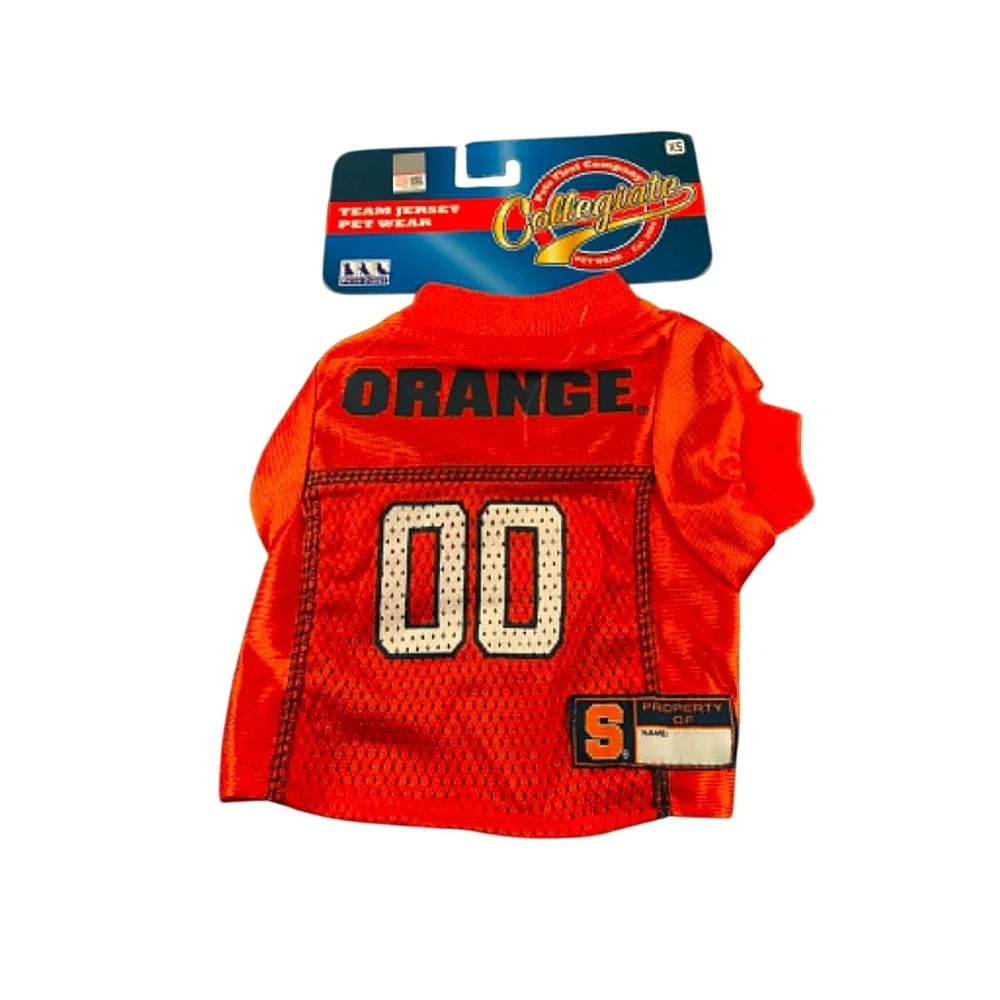 Pets First Syracuse Orange Jersey Pet XS Orange New NCAA Collegiate Dog Cat